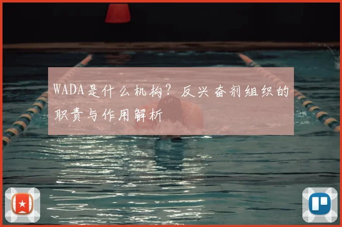WADA是什么机构？反兴奋剂组织的职责与作用解析